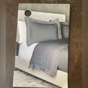 NEW! Pure Belgian Linen Duvet Cover Full/Queen Duvet Cover. 2 Shams included.